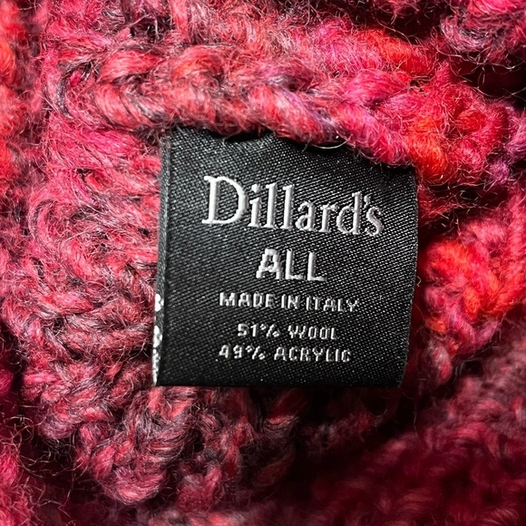 Dillard’s Wool Blend Made In Italy Winter Beanie Hat - Picture 5 of 5